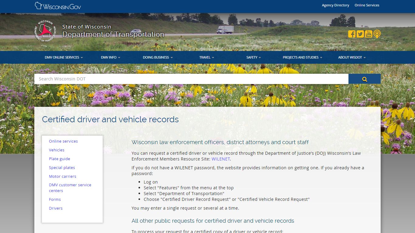 Wisconsin DMV Official Government Site – Certified driver and vehicle ...